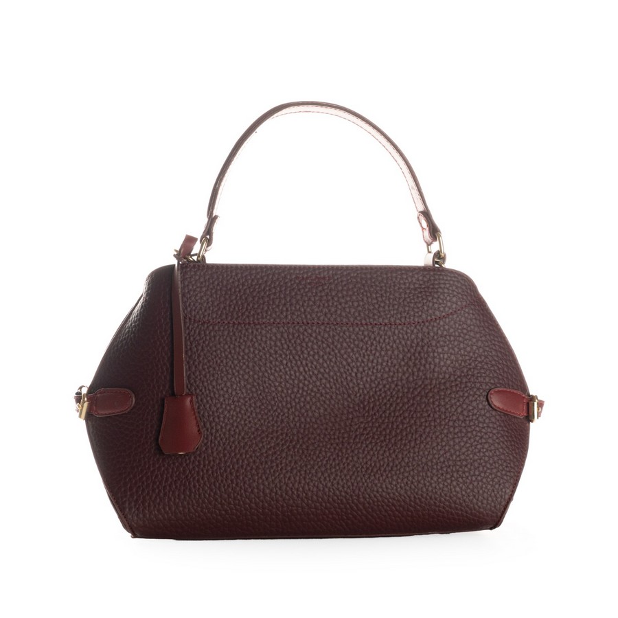  شنطة هاند جلد إيطالي نبيتي مع شنطة صغيرة كروس، الكبيرة 20×40 والصغيرة 15×20